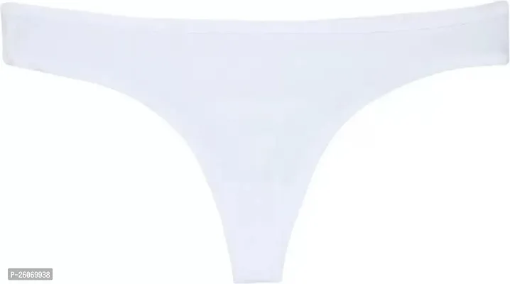 Women Lycra thong Multicolor Panty (pack of 1)-thumb0