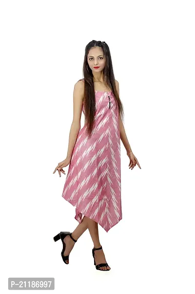 Khusbu Textiles Present Women Cotton (S, M, L,XL, XXL, XXXL, XXXXL) Printed Flared Kurti || Women Kurti || Kurti For Women || Kurti For Girls || Printed Kurti (Pink, X-Large)-thumb4