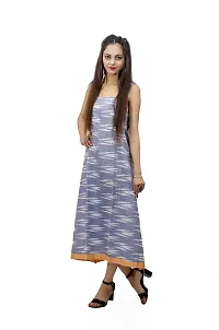 Khusbu Textiles Present Women Cotton (S, M, L,XL, XXL, XXXL, XXXXL) Printed Flared Kurti || Women Kurti || Kurti For Women | Kurti For Girls | Printed Kurti (Blue, X-Large)-thumb3