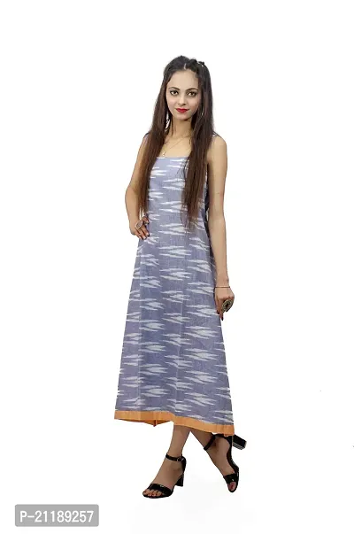 Khusbu Textiles Present Women Cotton (S, M, L,XL, XXL, XXXL, XXXXL) Printed Flared Kurti || Women Kurti || Kurti For Women | Kurti For Girls | Printed Kurti (Blue, X-Large)-thumb4