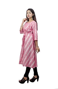 Khusbu textile Women Cotton Anarkali Printed Kurti (S, M, L, XL, XXL, XXXL, XXXXL) Available || Cotton Kurti || Printed Kurti || Kurti For Women (Pink, Large)-thumb1