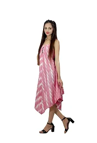 Khusbu Textiles Present Women Cotton (S, M, L,XL, XXL, XXXL, XXXXL) Printed Flared Kurti || Women Kurti || Kurti For Women || Kurti For Girls || Printed Kurti (Pink, XXX-Large)-thumb2