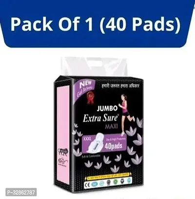 Jumbo Maxi Cottony Soft Sanitary Pad-40 Pads, 3XL-thumb0