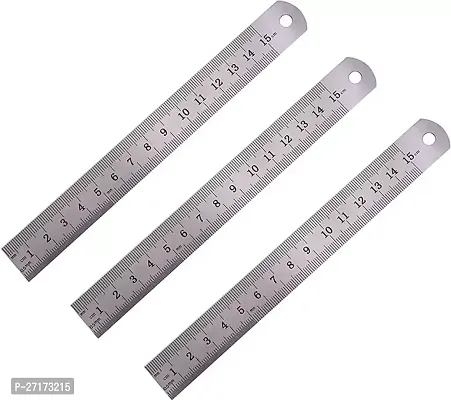 Stainless Steel Ruler-Pack Of 3