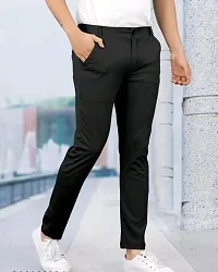 MENS CASUAL LYCRA TROUSER COMFORTABLE LYCRA TROUSER FOR MEN-thumb1