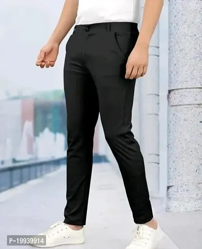 MENS CASUAL LYCRA TROUSER COMFORTABLE LYCRA TROUSER FOR MEN-thumb3