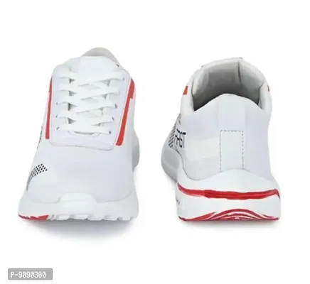 White Sports Shoes For Men and Boys-thumb2