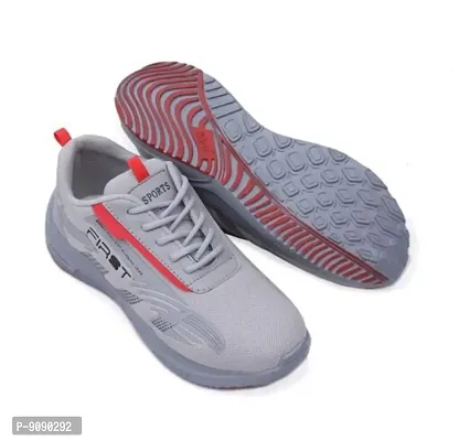Grey Sports Shoes For Men and Boys-thumb2