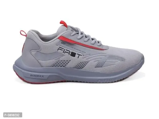 Grey Sports Shoes For Men and Boys-thumb3