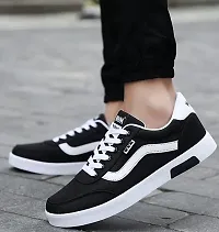 Black Sneakers Shoes For Men and Boys-thumb2
