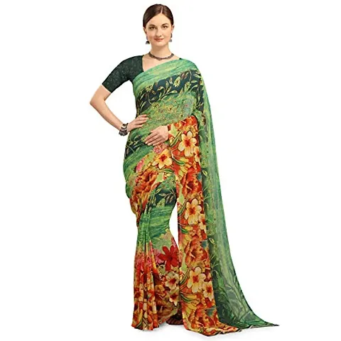 Daily Wear Georgette Saree with Blouse piece