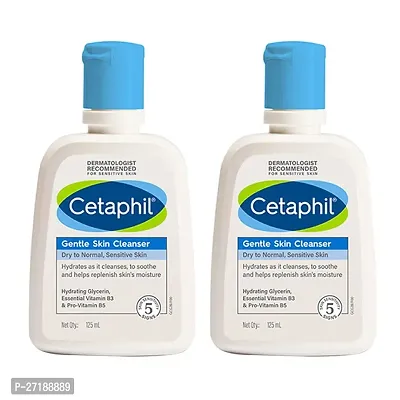 Cetaphil Gentle Skin Cleanser 125ml ( Pack of 2)-thumb0