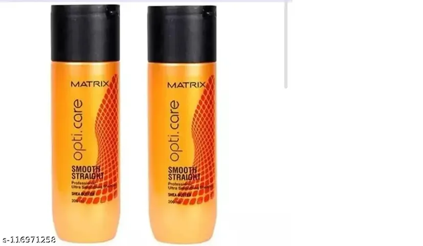 Matrix Opti.Care Professional Shampoo for Salon Smooth Straight Hair pack of 2