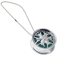 Alloy Wheel Silver Style Hanging Car Air Freshener  Gel Perfume-thumb1