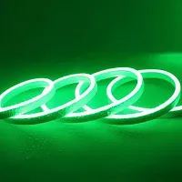 LED Strip Neon Sillicone Rope Light , Water Proof IP65, Indoor and Outdoor LED Flexible Strip Light with Aapter for Diwali and Christmas Home and Office Decoration 4 Meter-thumb1