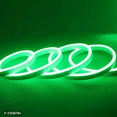 LED Strip Neon Sillicone Rope Light , Water Proof IP65, Indoor and Outdoor LED Flexible Strip Light with Aapter for Diwali and Christmas Home and Office Decoration 4 Meter-thumb2