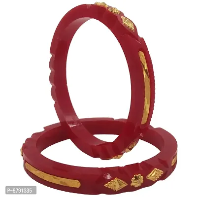 GOLD PLATED SHAKHA POLA PACK OF 2