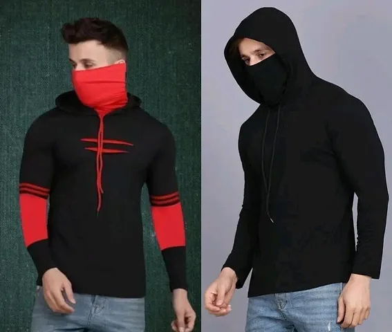 Reliable Solid Hooded Tees For Men