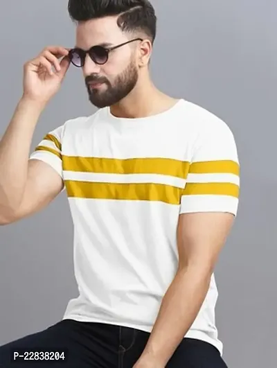 Reliable Multicoloured Cotton Solid Round Neck Tees For Men