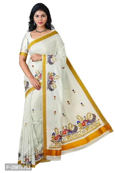 Classic Cotton Saree with Blouse piece for women