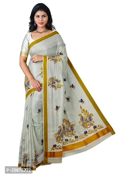 Classic Cotton Saree with Blouse piece for women