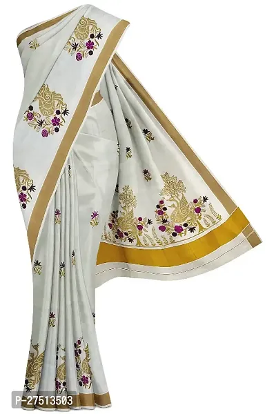 Classic Cotton Saree with Blouse piece for women