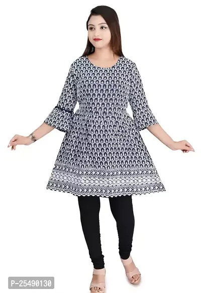 Stylish Fancy Designer Four Way Cotton Printed Dresses For Women Pack Of 1-thumb0