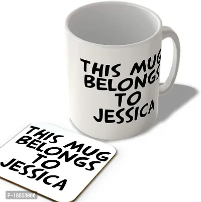 APSRA This Mug Belongs To Jessica - Mug and Coaster Set82146-thumb0