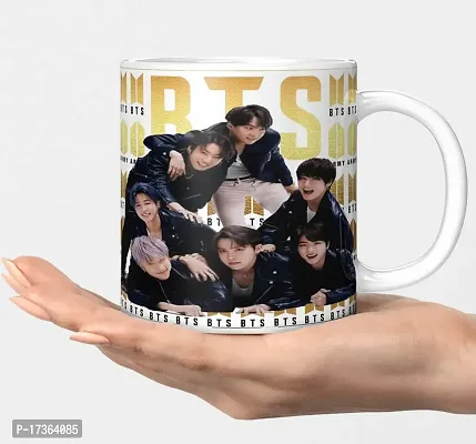 APSRA BTS Mug BTS Signature Mug V Suga J-Hope Jungkook Jin Jimin Rm BTS Combo BTS Product Gift for Girl Pack of 1(BM-29)61082