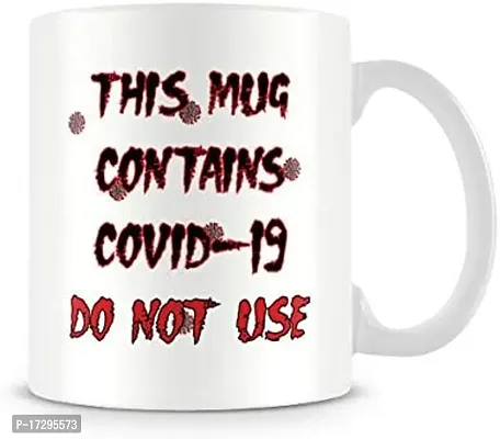 APSRA Contains Covid 19  Mug by Behind the Glass