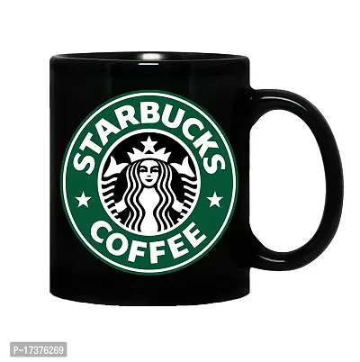 APSRA Amazing Coffee Mug |Mug for Tea and Coffee - Multicolour 325ml starbuks(1 pc) (Black)