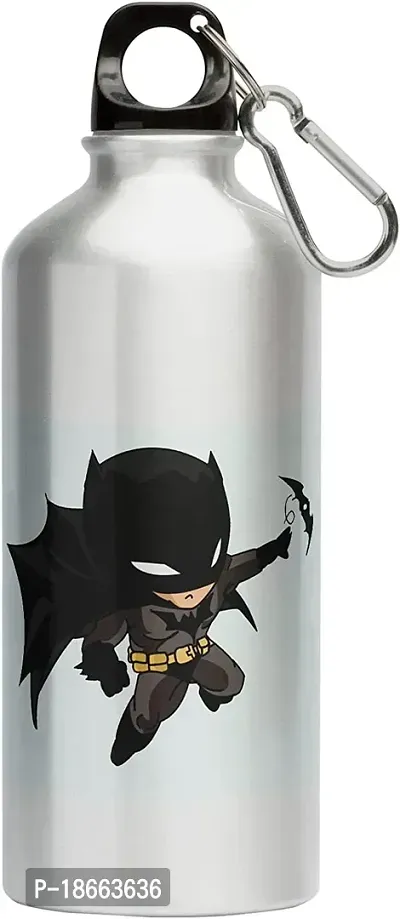 APSRA Batman Printed Aluminum Sipper Bottle 750ml | Water Bottles | Printed Sipper Bottles | Ideal  For Birthday Leak-Proof Designer Bottle For Travel By DM ENTERPRISES-thumb0