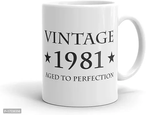 APSRA 40th Birthday Gift Vintage 1981 Mug Gift for 40th Birthday 40 Years Old Mug Turning 40 Mug Funny Mug Gift idea