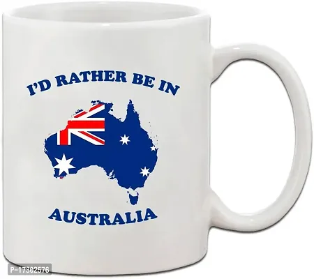 APSRA ID Rather Be In Australia Ceramic Coffee Tea Mug Cup Holiday Hanukkah Gift For Men  Women-thumb0