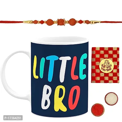 APSRA Brother Bro Bhai Bhaiya Big Brother Little Bro Mug Cup Rakshabandhan Gift Microwave Safe Ceramic Coffee Mug Pack of 1(RM-180)61275-thumb0