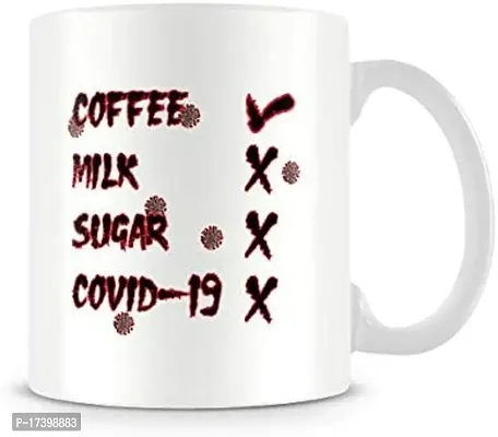 APSRA Coffee, No Milk, No Sugar, No Covid-19 Please - Mug by Behind the Glass-thumb0