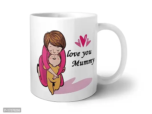 APSRA Love You Mummy Quote Printed Mug Mothers Day Gift Birthday Gift for Mom- 1 Piece