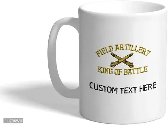 APSRA Custom Coffee Mug 11 Ounces Us Army Field Artillery B Military Ceramic Tea Cup Text Here