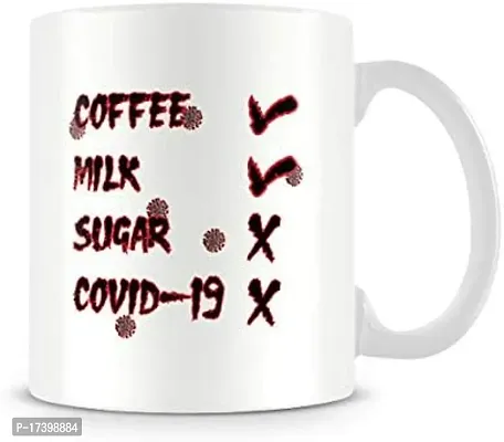 APSRA Coffee, Milk, No Sugar, No Covid-19 Please - Mug by Behind the Glass-thumb0