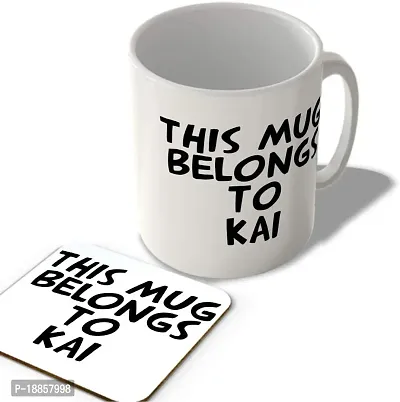 APSRA This Mug Belongs To Kai - Mug and Coaster Set82144