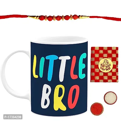 APSRA Brother Bro Bhai Bhaiya Big Brother Little Bro Mug Cup Rakshabandhan Gift Microwave Safe Ceramic Coffee Mug Pack of 1(RM-171)61274-thumb0