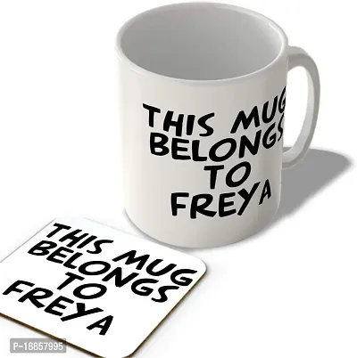 APSRA This Mug Belongs To Freya - Mug and Coaster Set82141