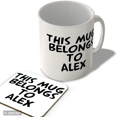 APSRA This Mug Belongs To Alex - Mug and Coaster Set82143