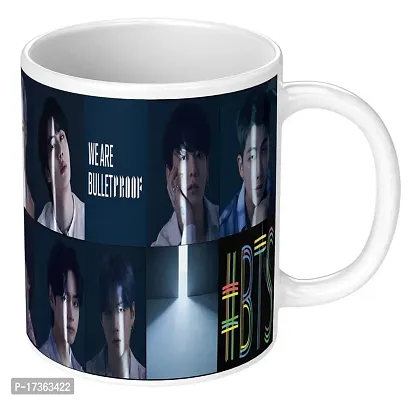 APSRA Print BTS Mug|BTS Cup|BTS Printed Mug|BTS Signature Mug|BTS Logo Mug Ceramic Coffee Mug Cup Pack of 1(MG-68)60438