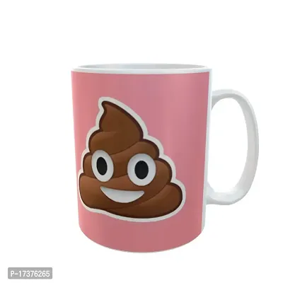 APSRA Mr Poop : Design Printed OnCoffee Mug - 1 Piece Multicolor 350 ml