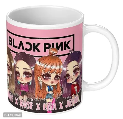 APSRA Print Blackpink Mug|Blackpink Printed Mug|Blackpink Cup|Blackpink in You are|BTS Mug Ceramic Coffee Mug Cup Pack of 1(MG-51)60679