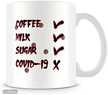 APSRA Coffee Milk Sugar No Covid19 Please  Mug by Behind the Glass-thumb0