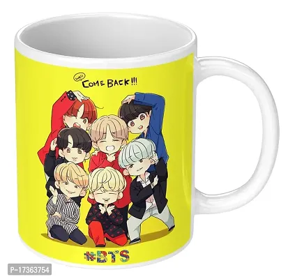 APSRA Print BTS Mug|BTS Cup|BTS Printed Mug|BTS Signature Mug|BTS Logo Mug Ceramic Coffee Mug Cup Pack of 1(MG-85)60757-thumb0