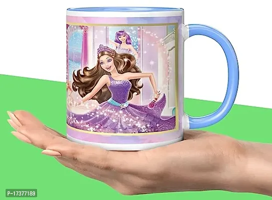 APSRA Barbie Doll Printed Coffee Mug Barbie Doll Cartoon Cups Barbie Doll Mug for Kids Girls Friends Best Birthday Gift Return Gifts (Microwave SafeCoffee Mug-350ml) - BDCWO3TM 13