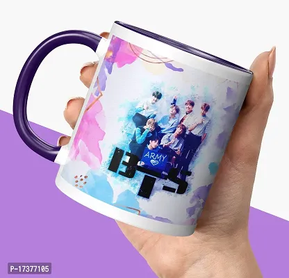 APSRA BTS Mug BTS Printed Mug BTS Products BTS Items BTS Music Band V Suga J-Hope Jungkook Jin Jimin Rm BTS Mug Birthday Gift For Girls Boys Mug For For BTS Lovers Microwave SafeCoffee Mu